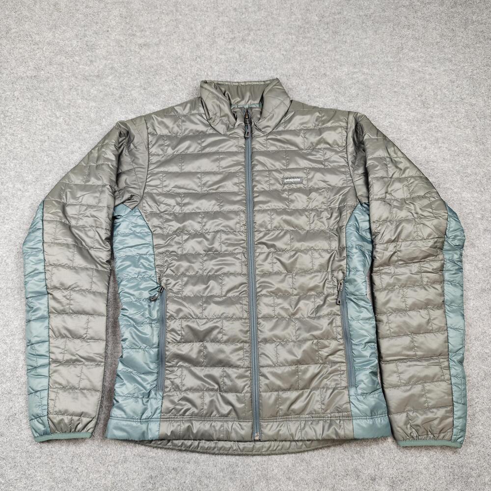 Patagonia Jacket Mens Small Gray Quilted Light Insulated Puffer STY84212SP24